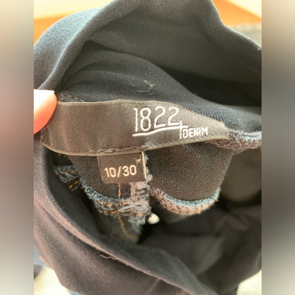 1822 Denim | Stitch Fix Wynette Maternity Skinny Jeans | size 10 | indigo - Picture 8 of 9